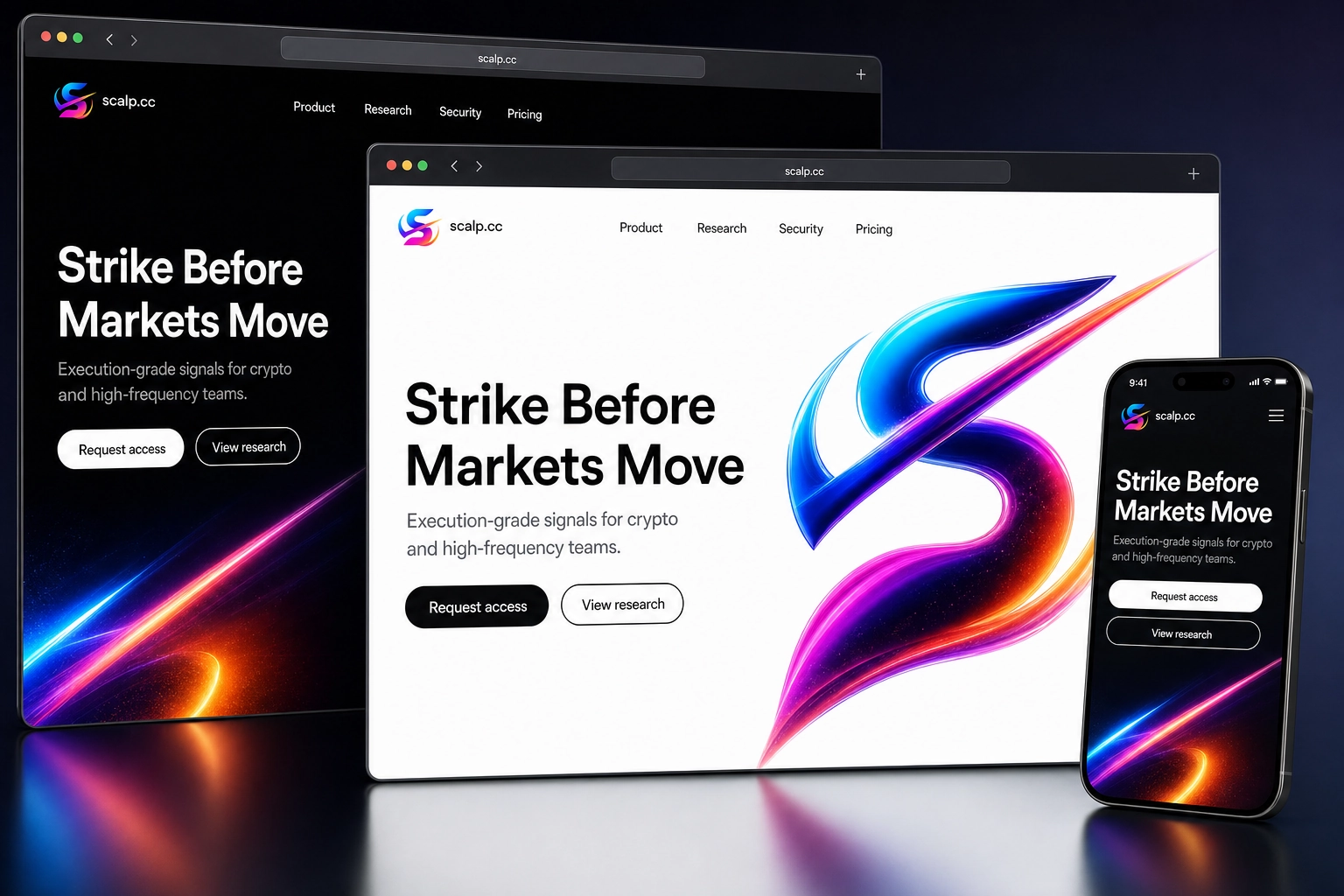 scalp.cc website concept preview