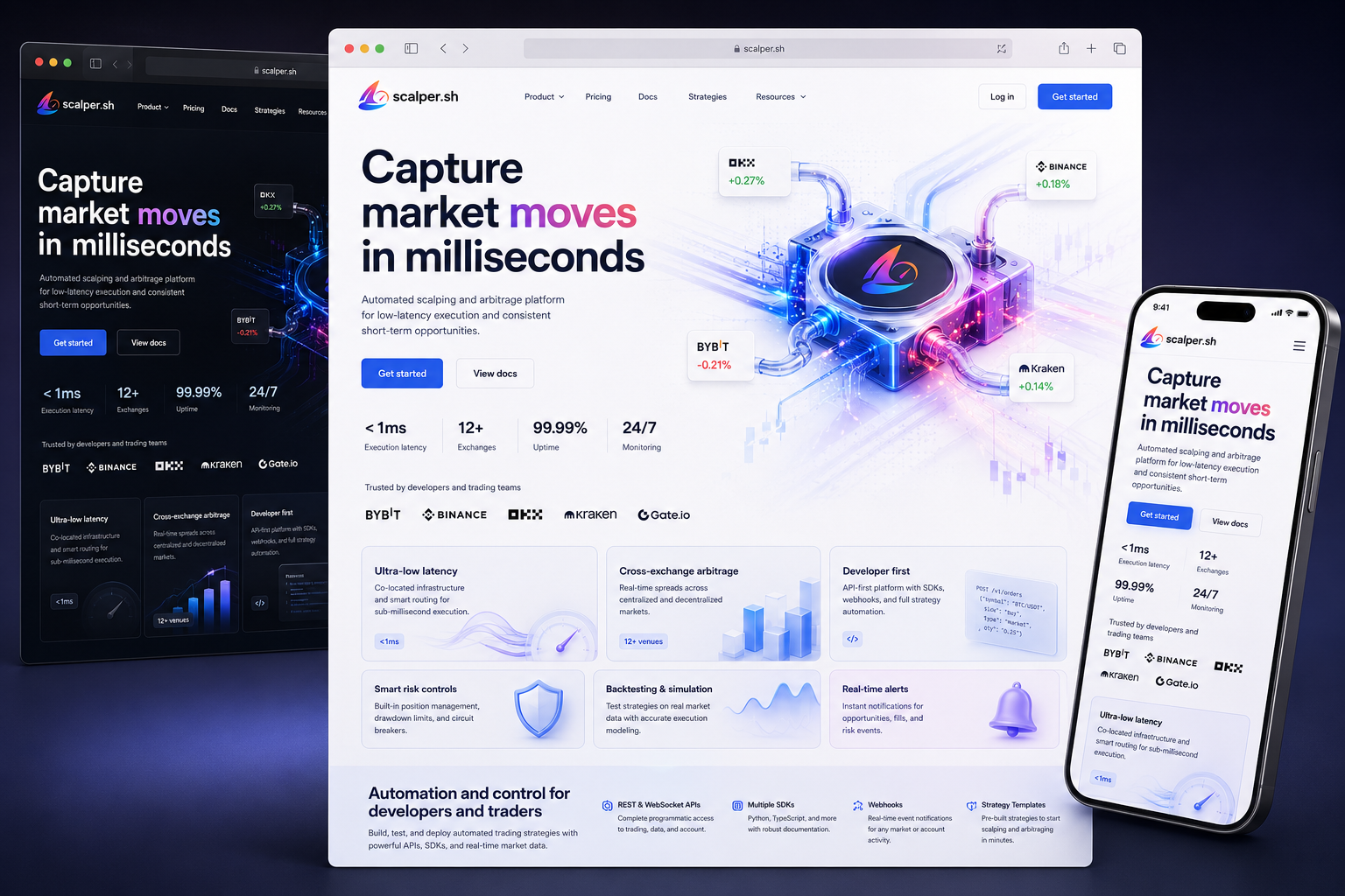 scalper.sh website concept preview