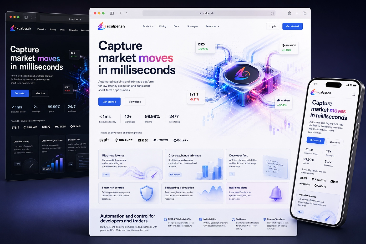 scalper.sh website concept preview
