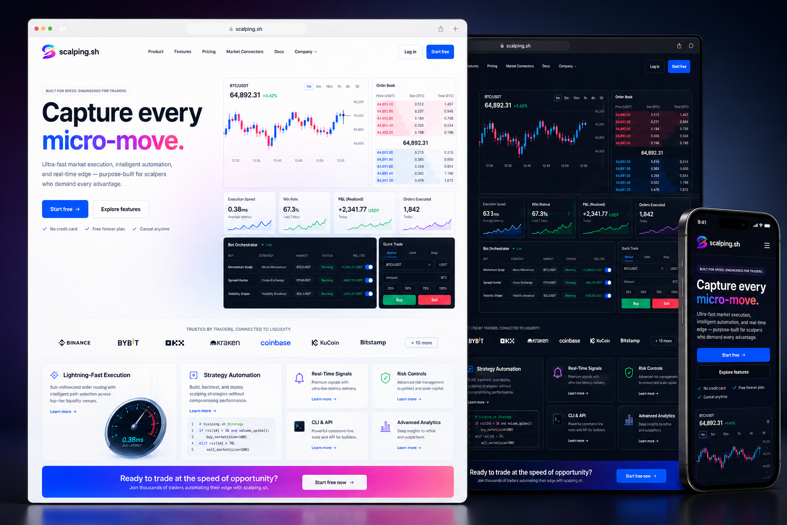 scalping.sh website concept preview
