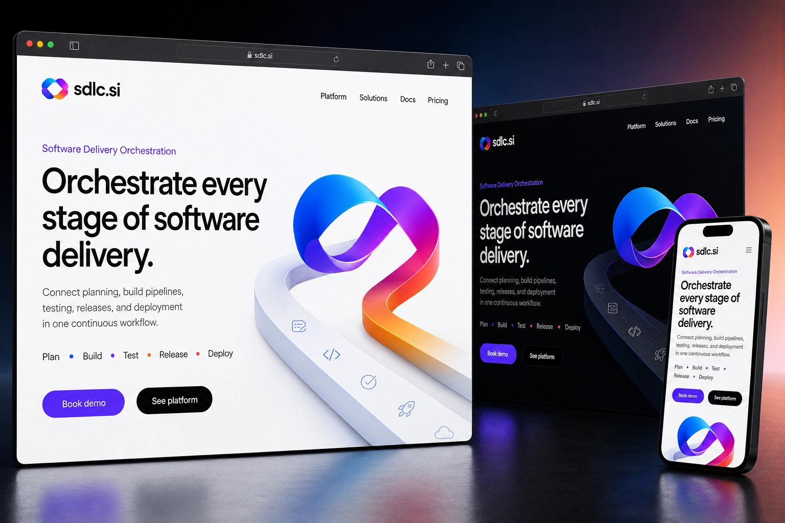 sdlc.si website concept preview
