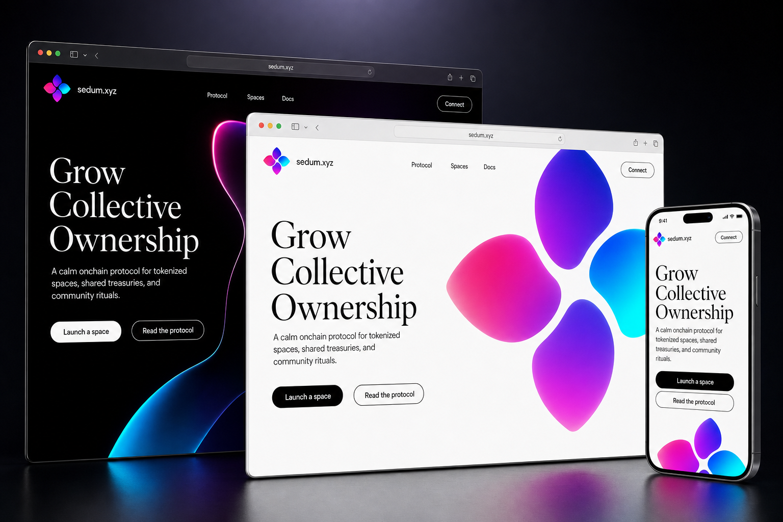 sedum.xyz website concept preview enlarged