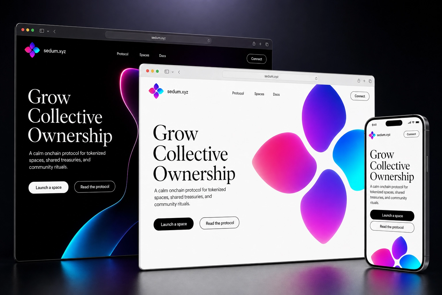 sedum.xyz website concept preview