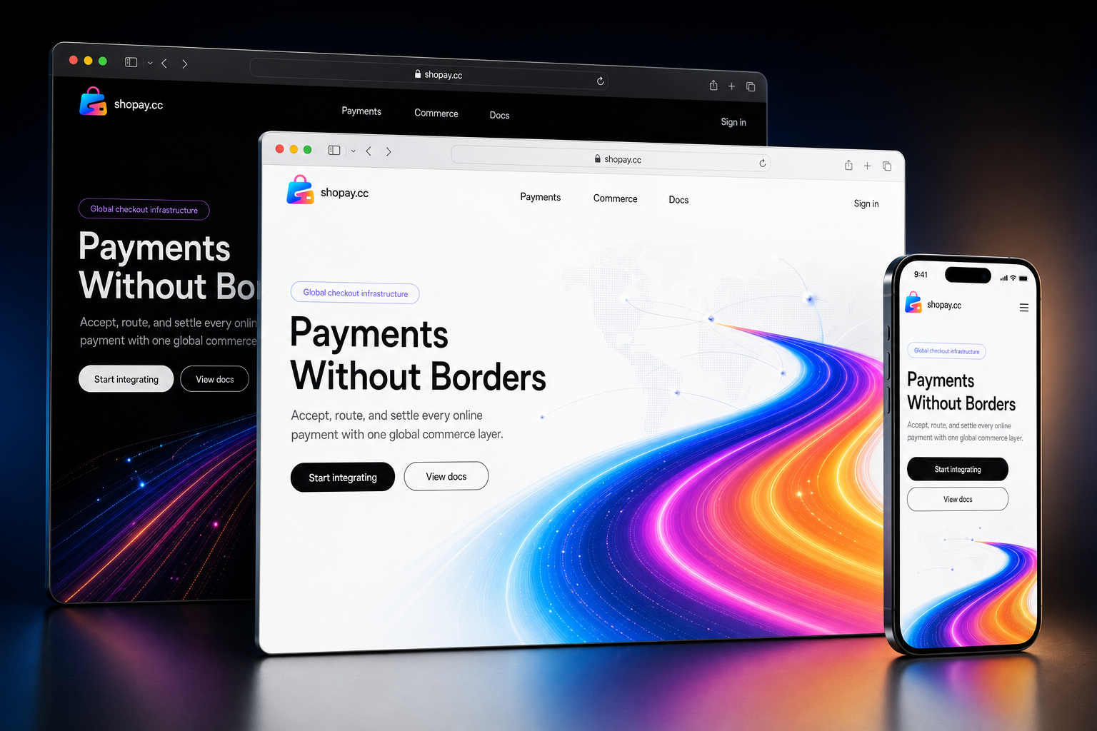 shopay.cc website concept preview