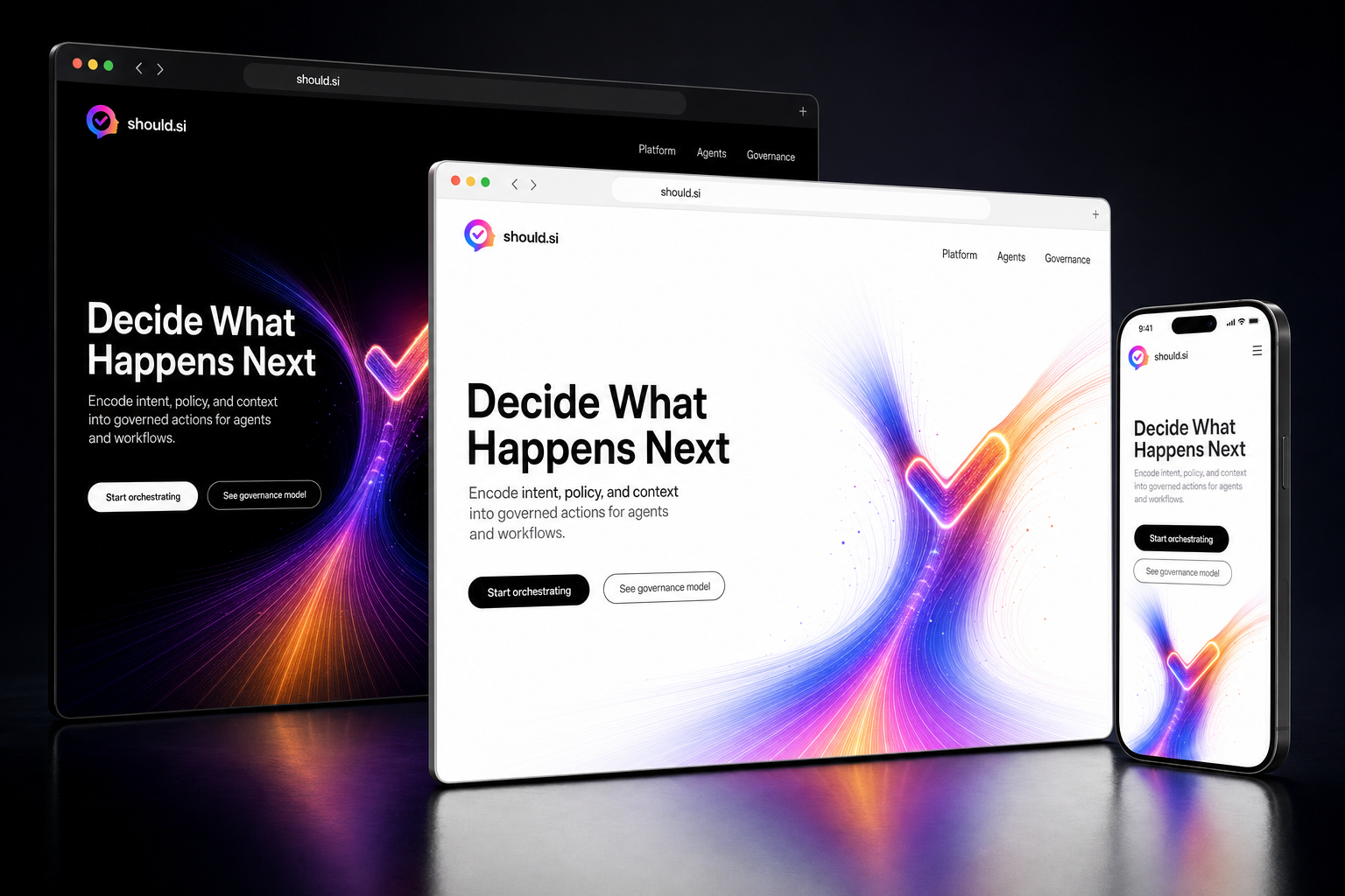 should.si website concept preview
