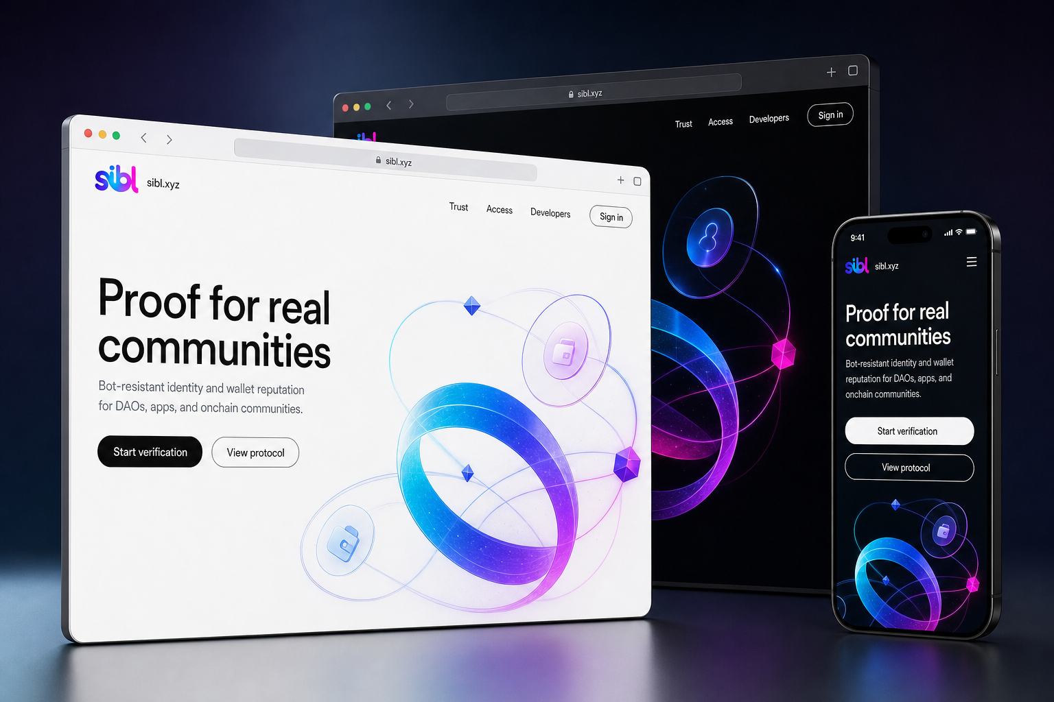 sibl.xyz website concept preview enlarged