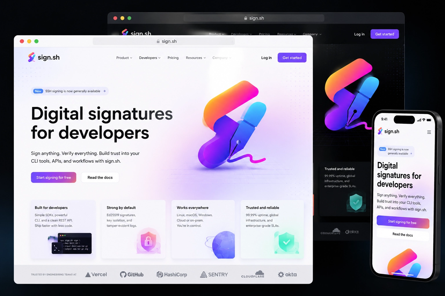 sign.sh website concept preview