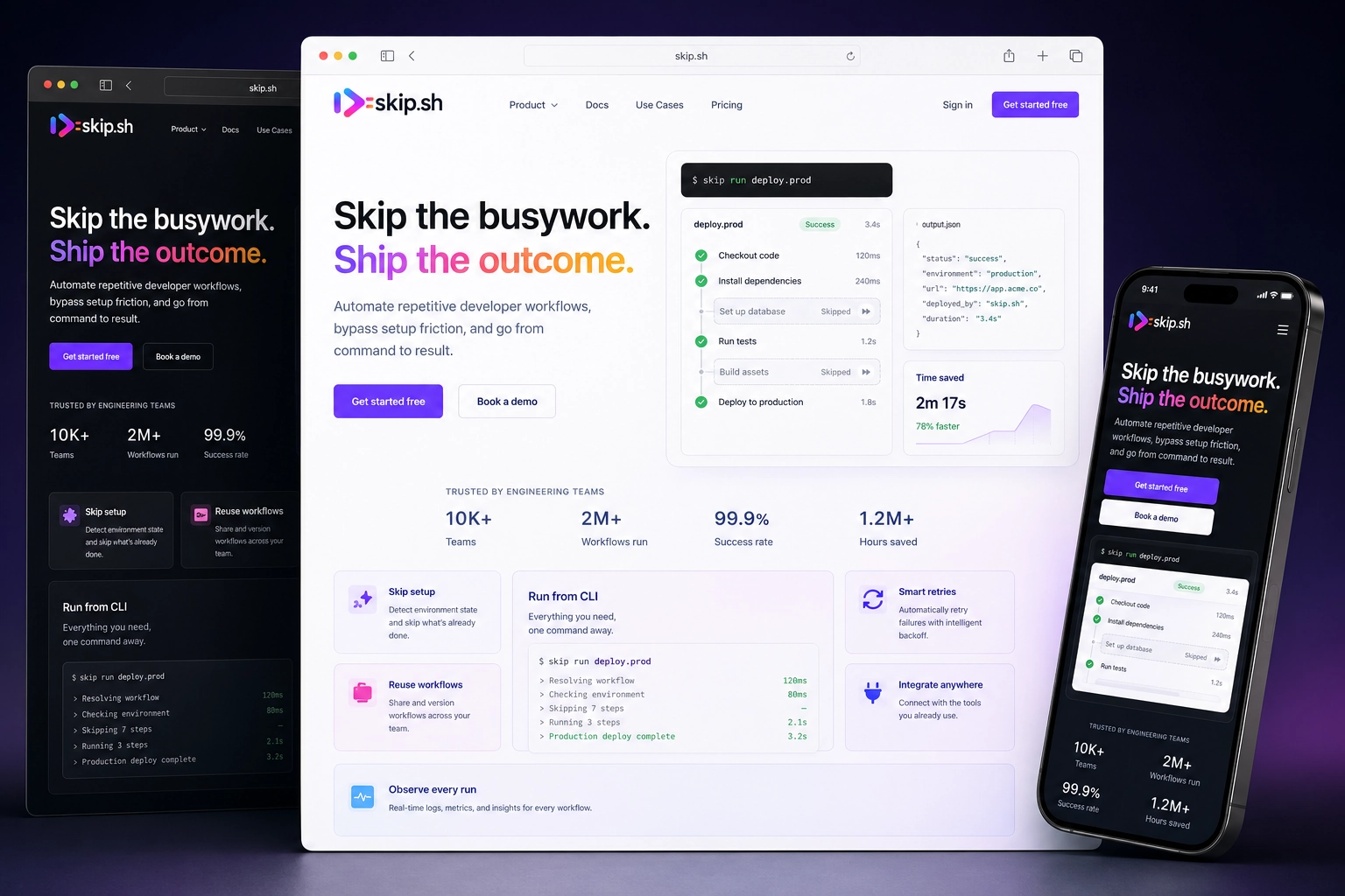 skip.sh website concept preview