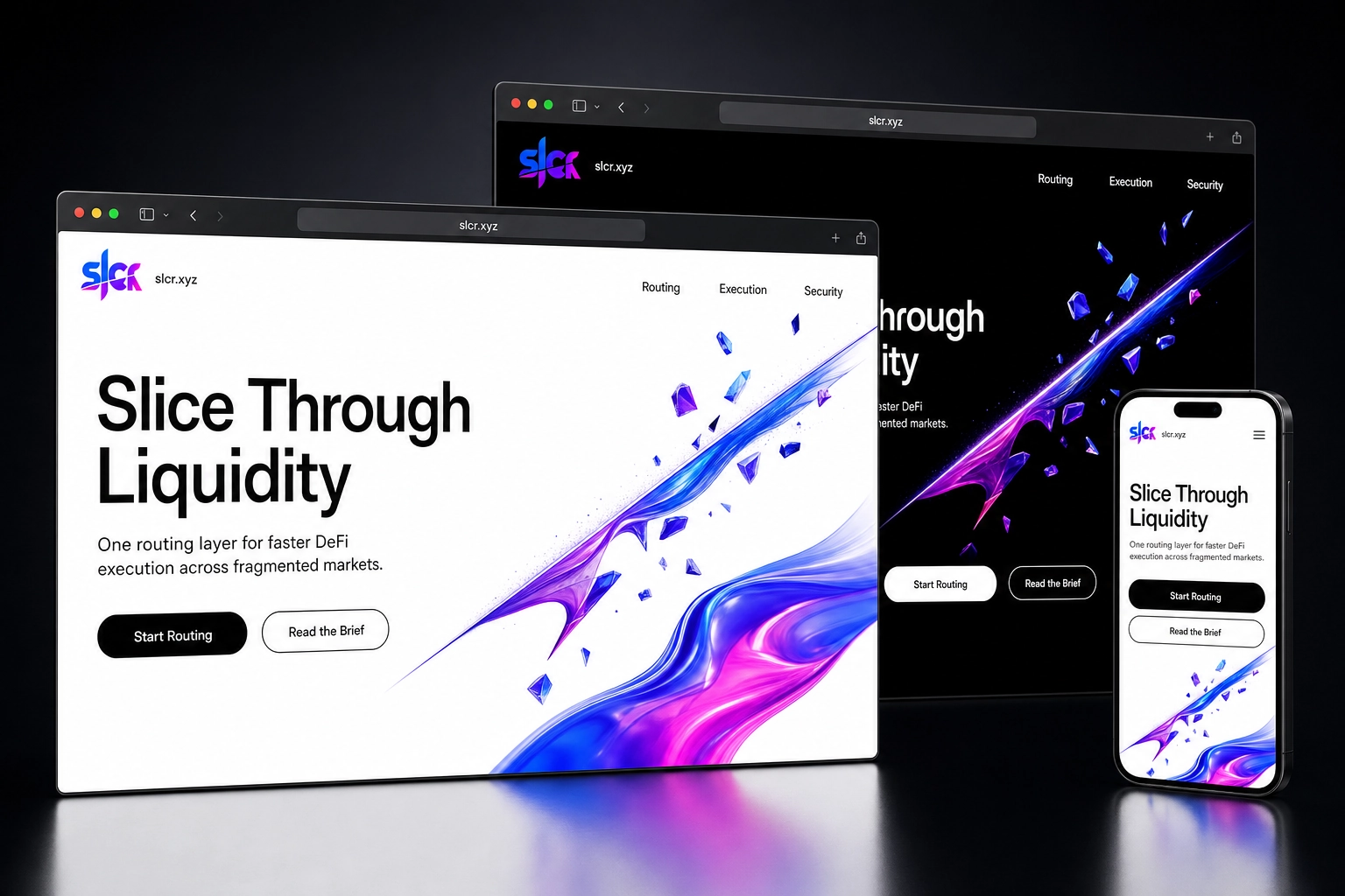 slcr.xyz website concept preview