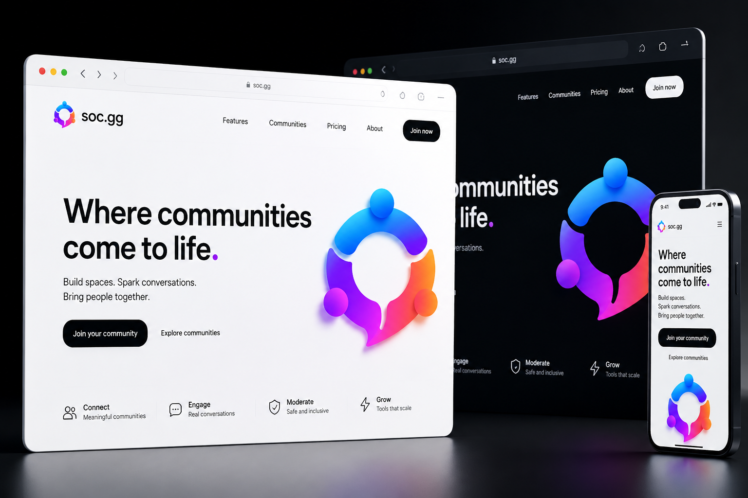 soc.gg website concept preview