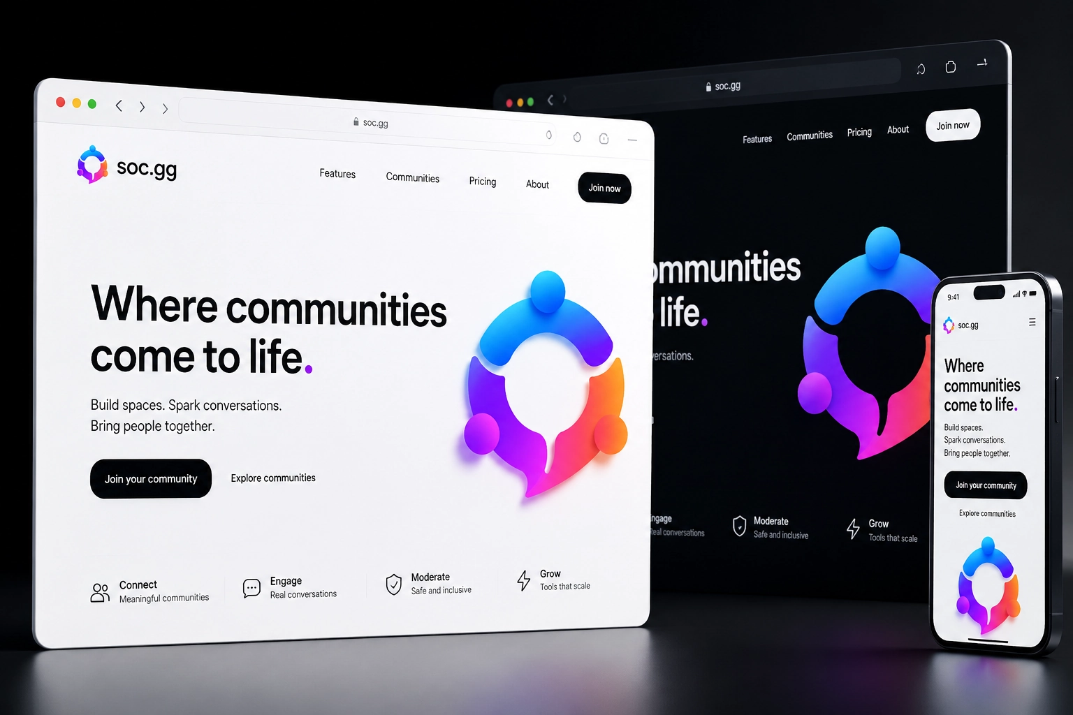 soc.gg website concept preview