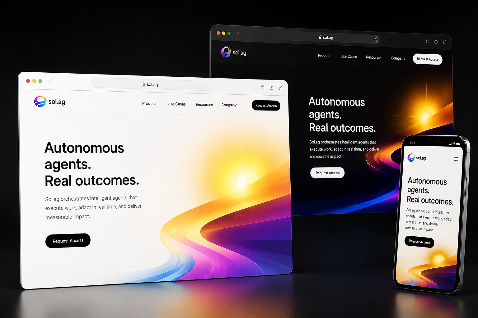 sol.ag website concept preview