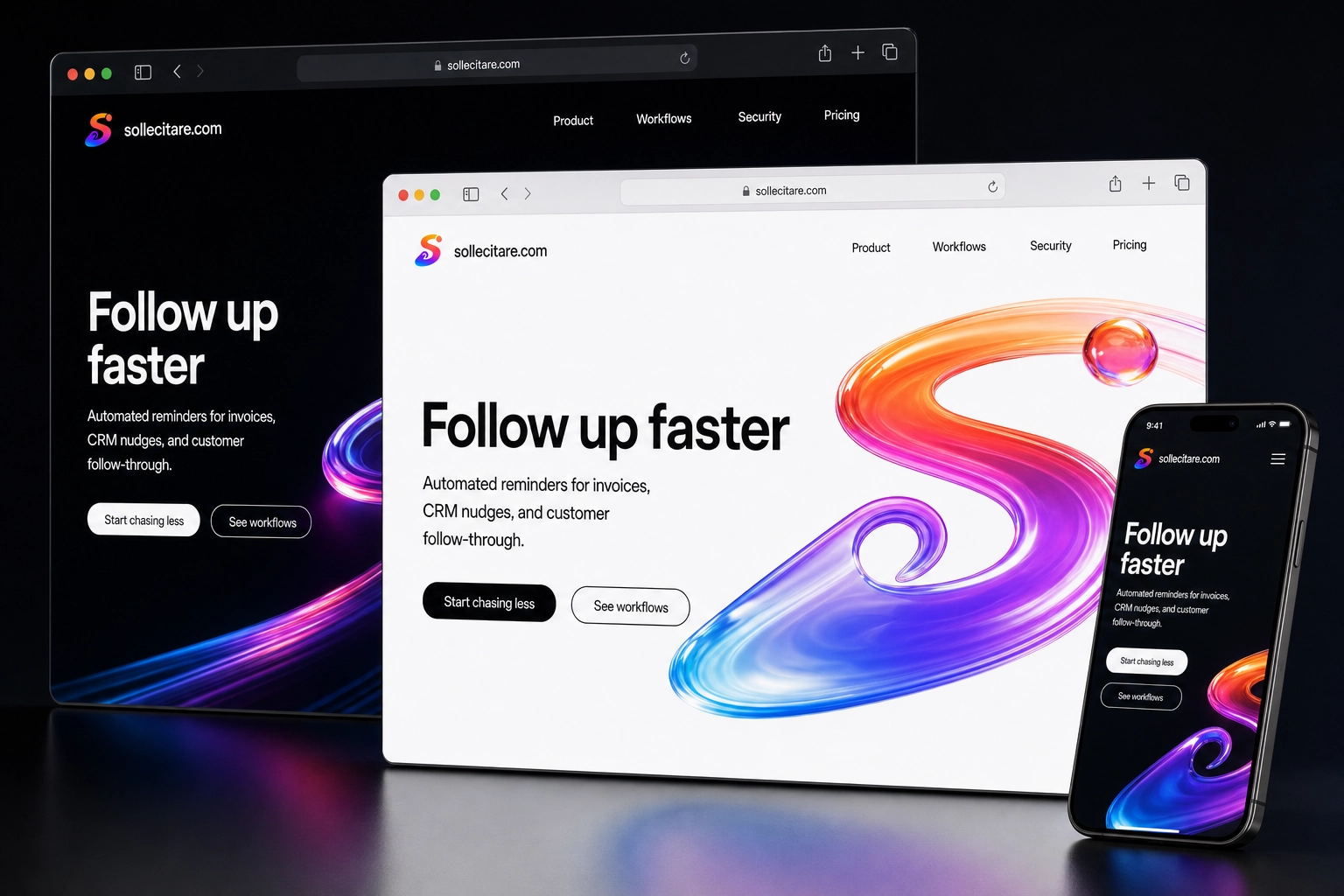 sollecitare.com website concept preview
