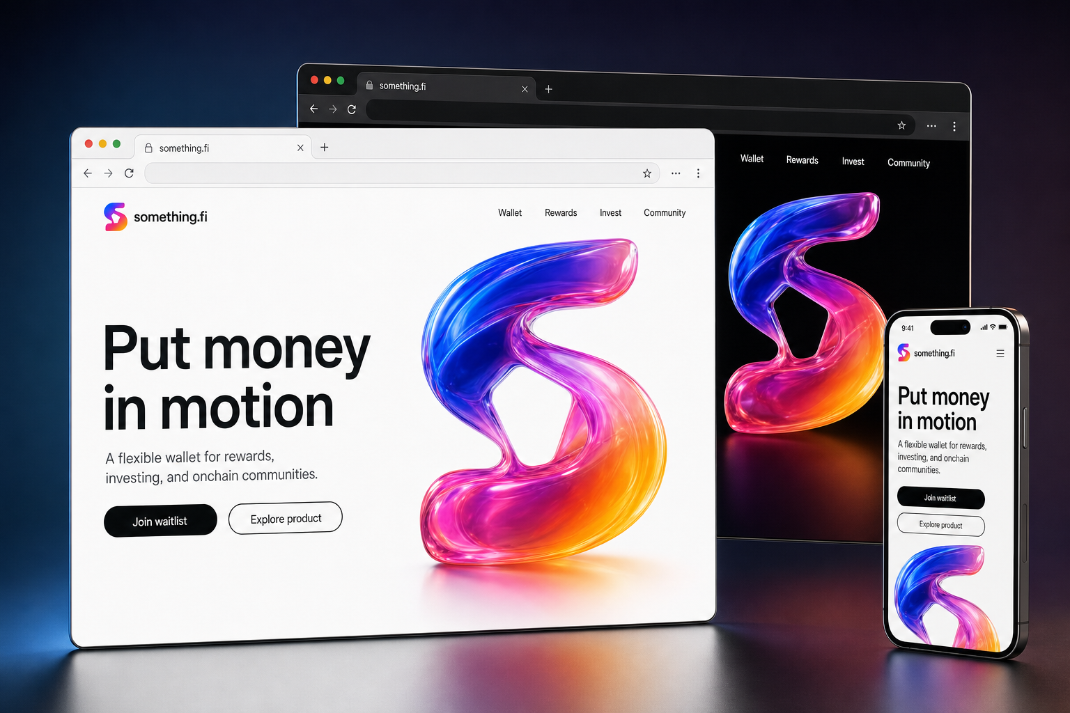 something.fi website concept preview enlarged