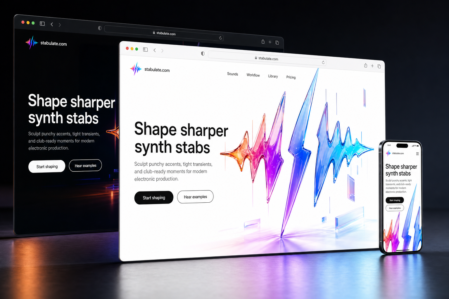 stabulate.com website concept preview