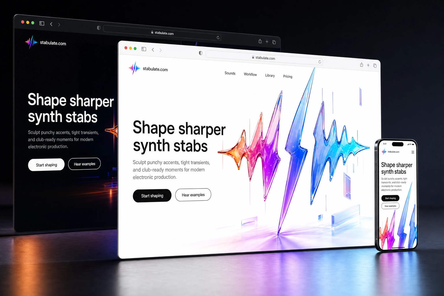 stabulate.com website concept preview