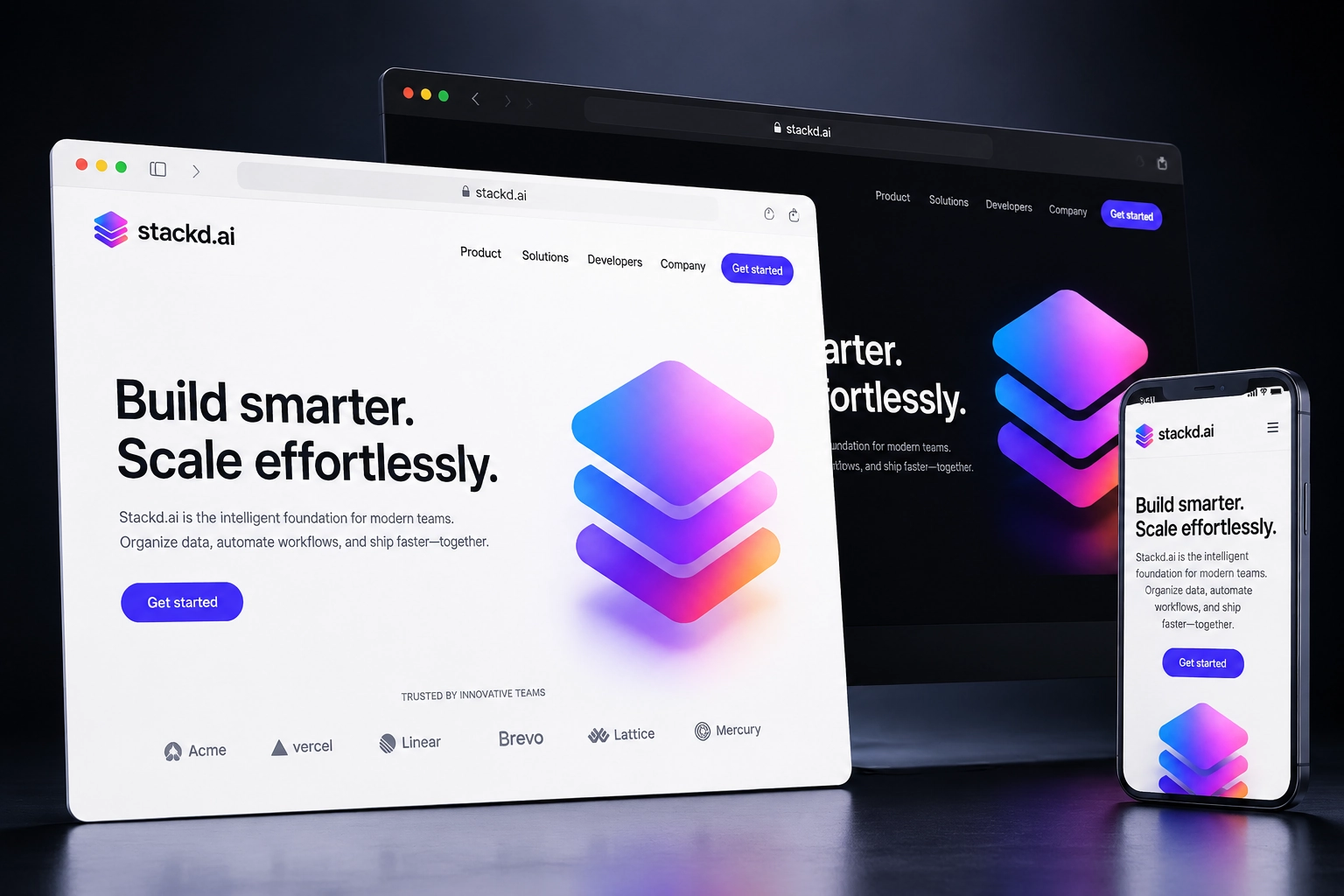 stackd.ai website concept preview