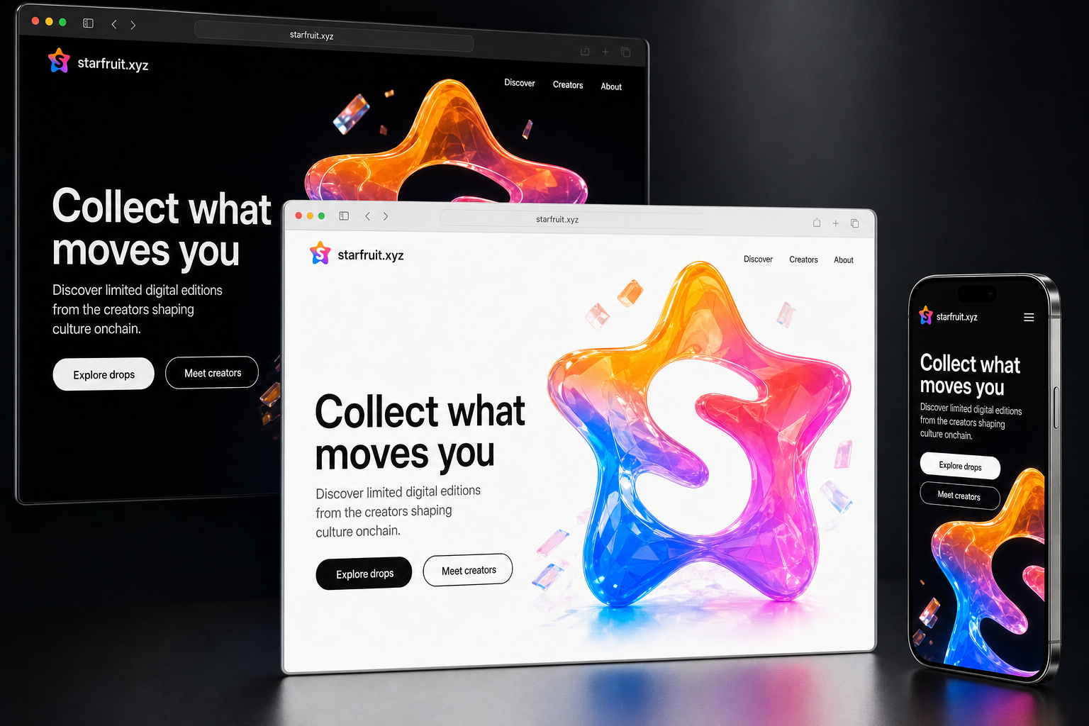 starfruit.xyz website concept preview enlarged