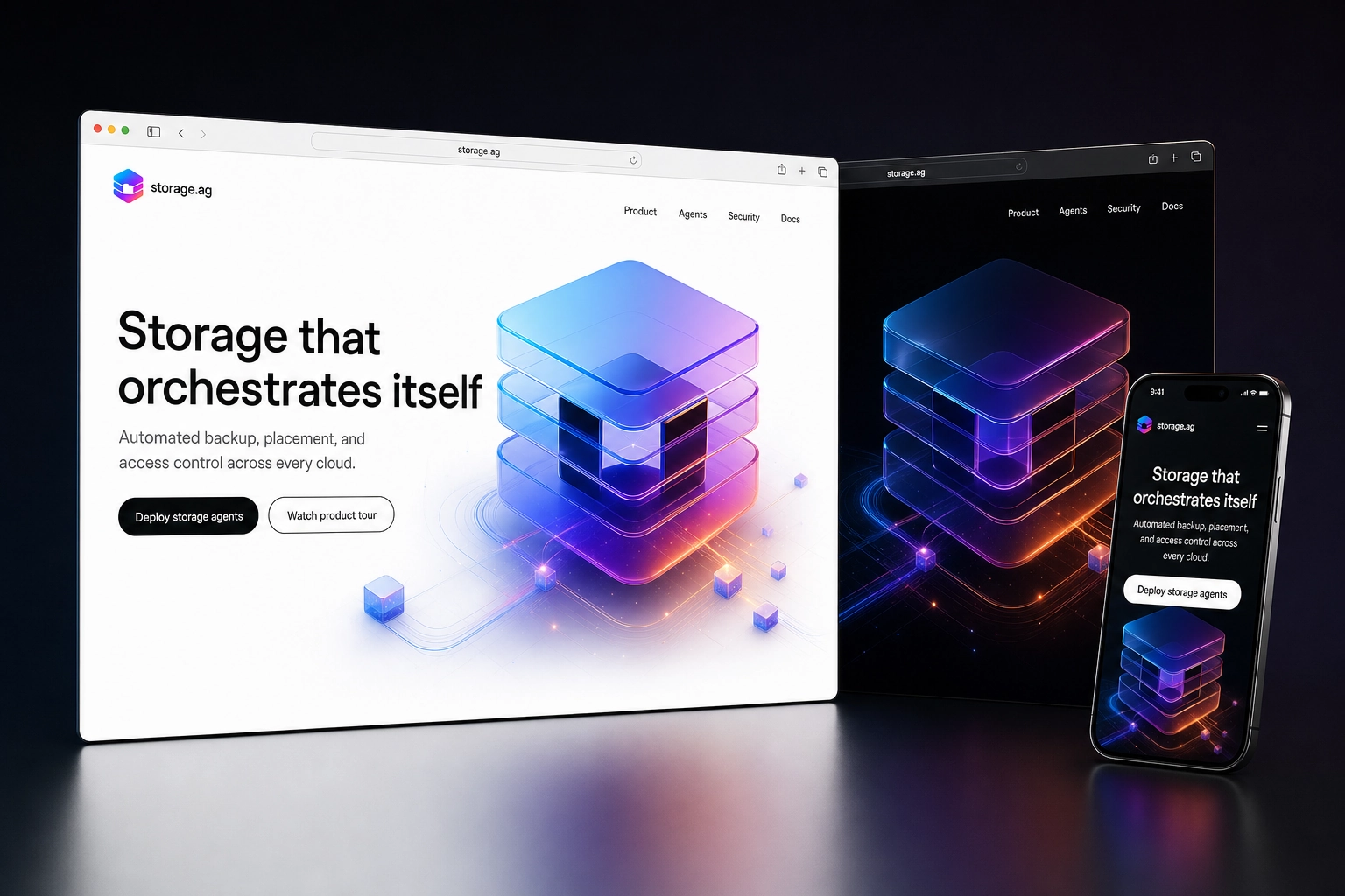storage.ag website concept preview