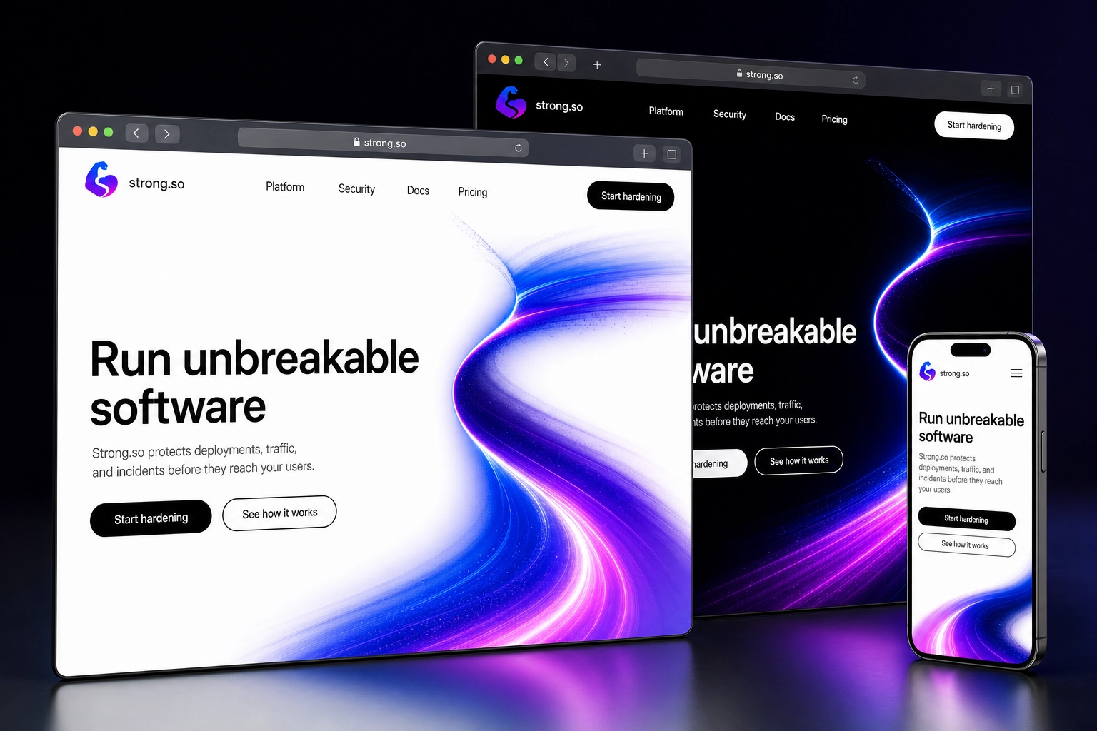strong.so website concept preview