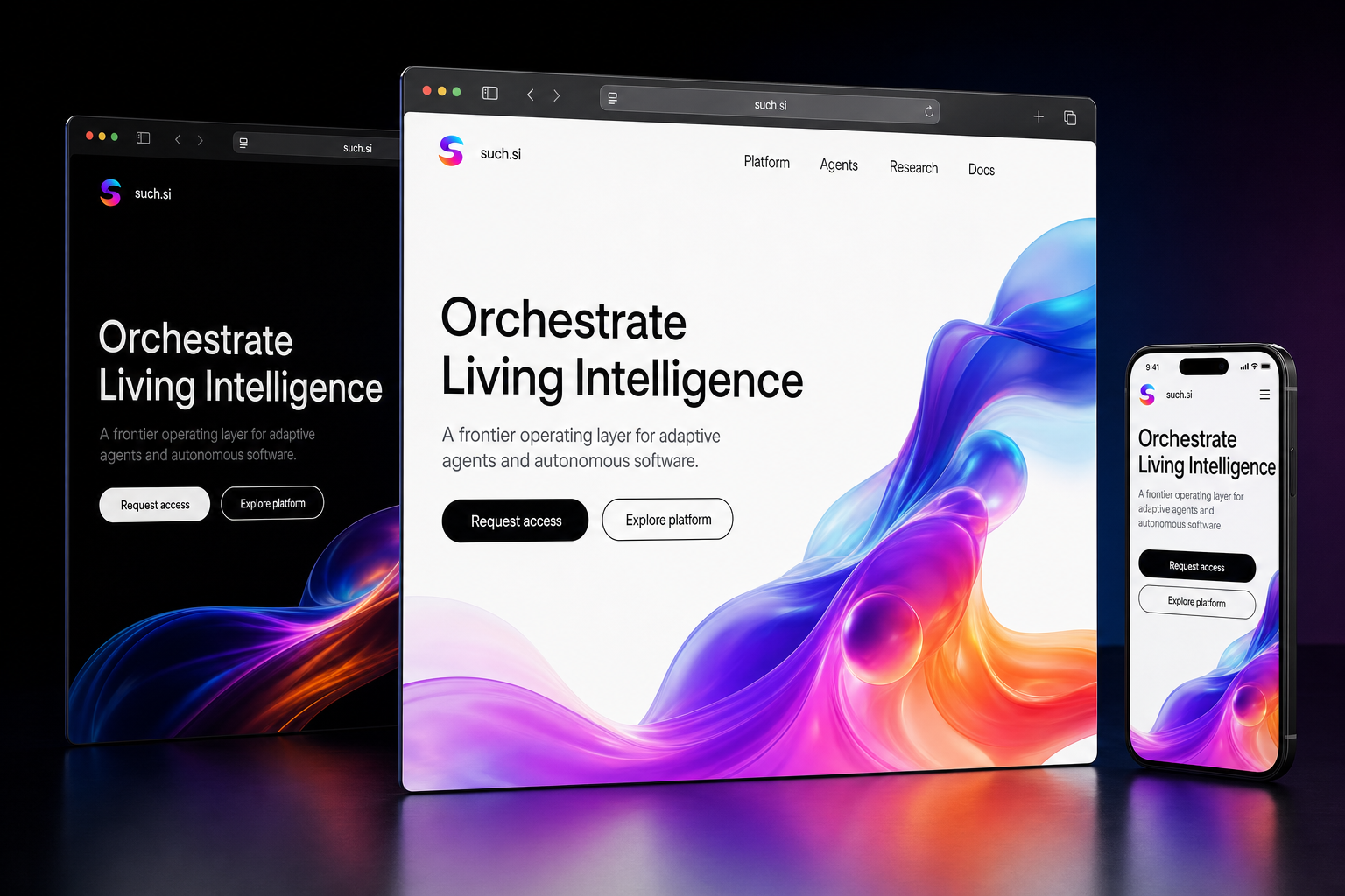 such.si website concept preview