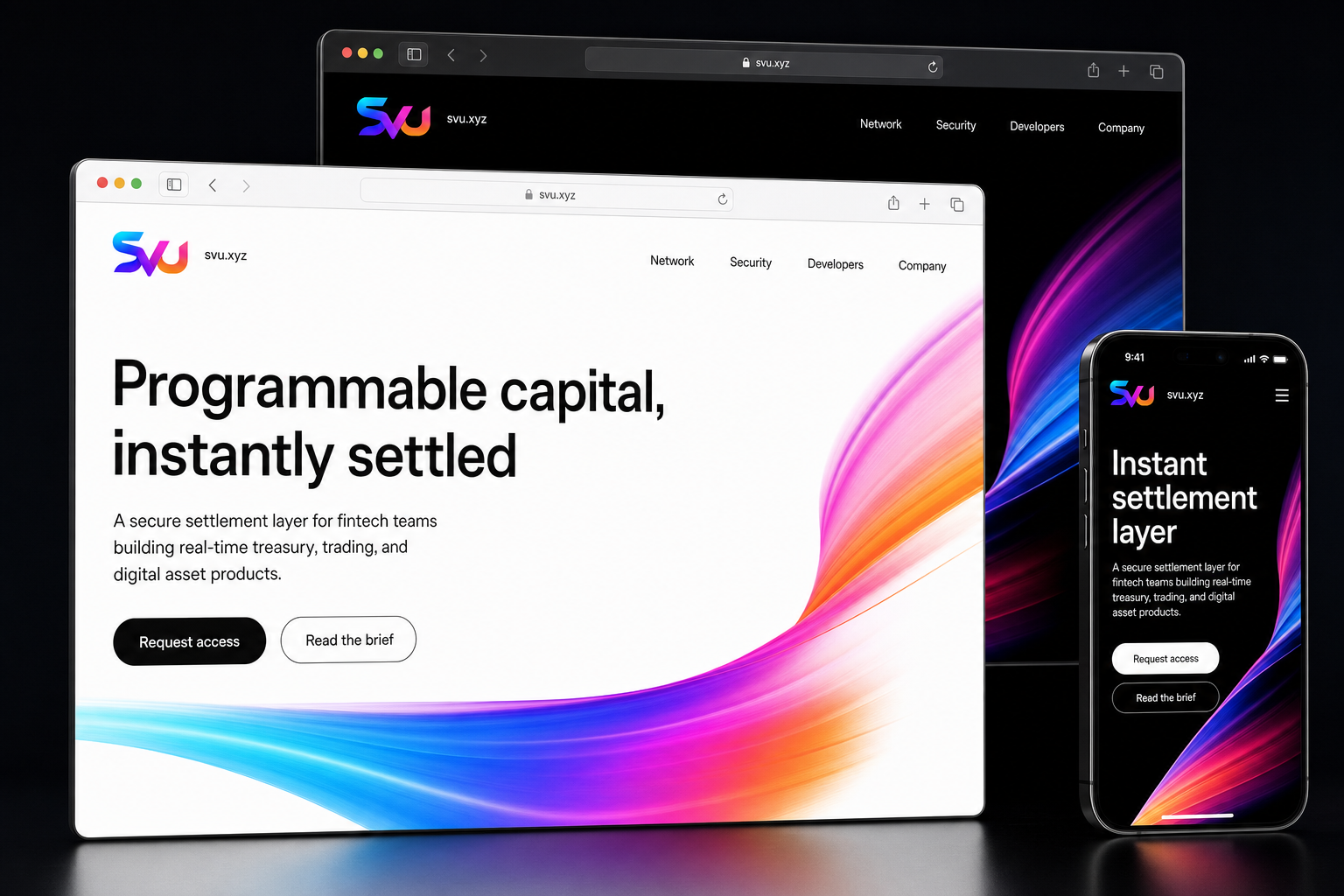 svu.xyz website concept preview