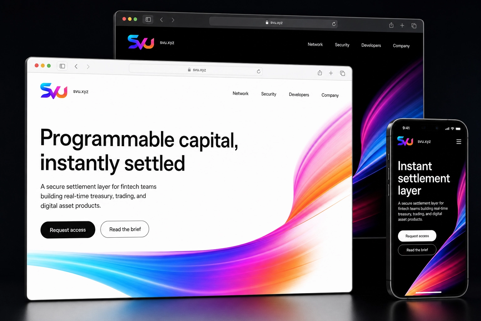 svu.xyz website concept preview
