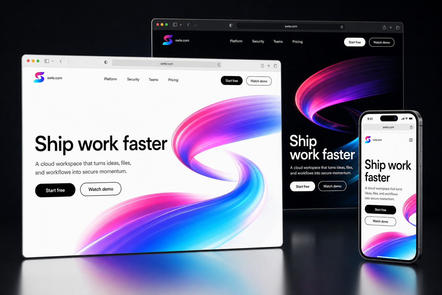 swte.com website concept preview