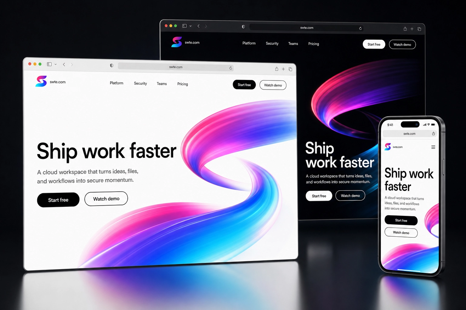 swte.com website concept preview