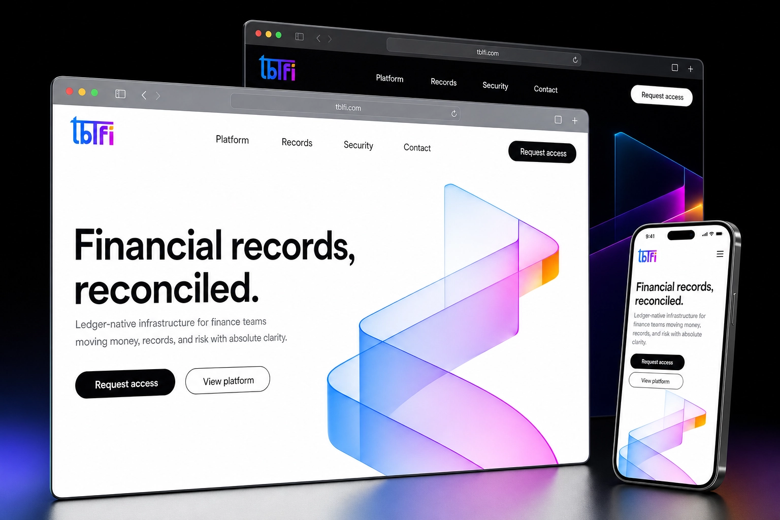 tblfi.com website concept preview