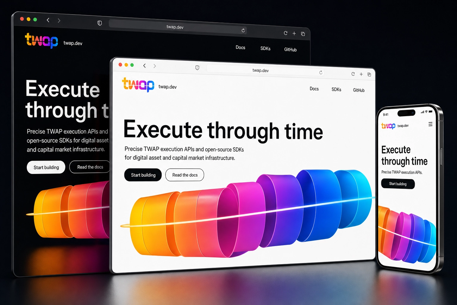 twap.dev website concept preview