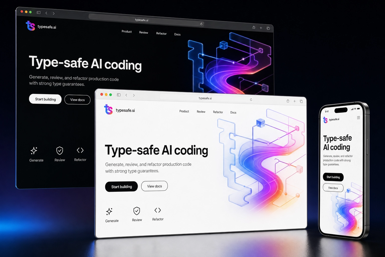 typesafe.si website concept preview