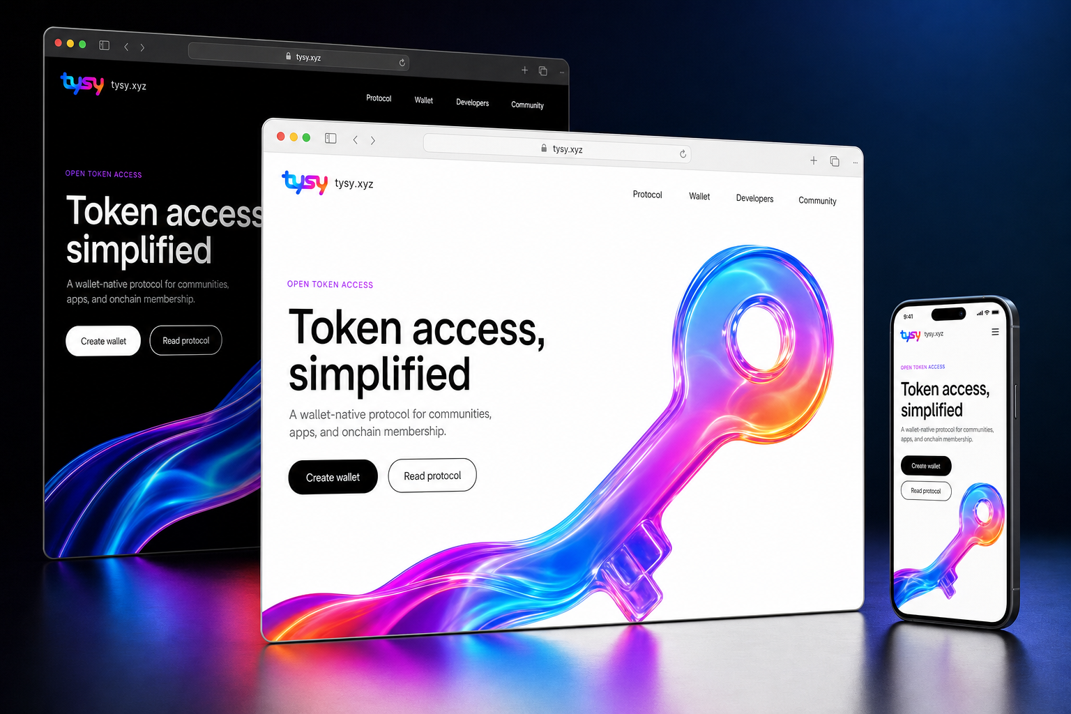 tysy.xyz website concept preview