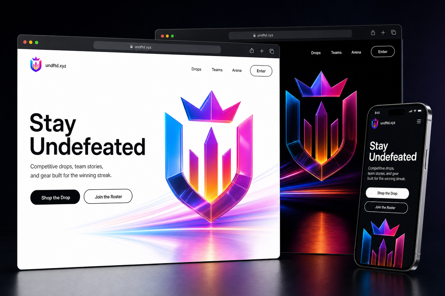 undftd.xyz website concept preview