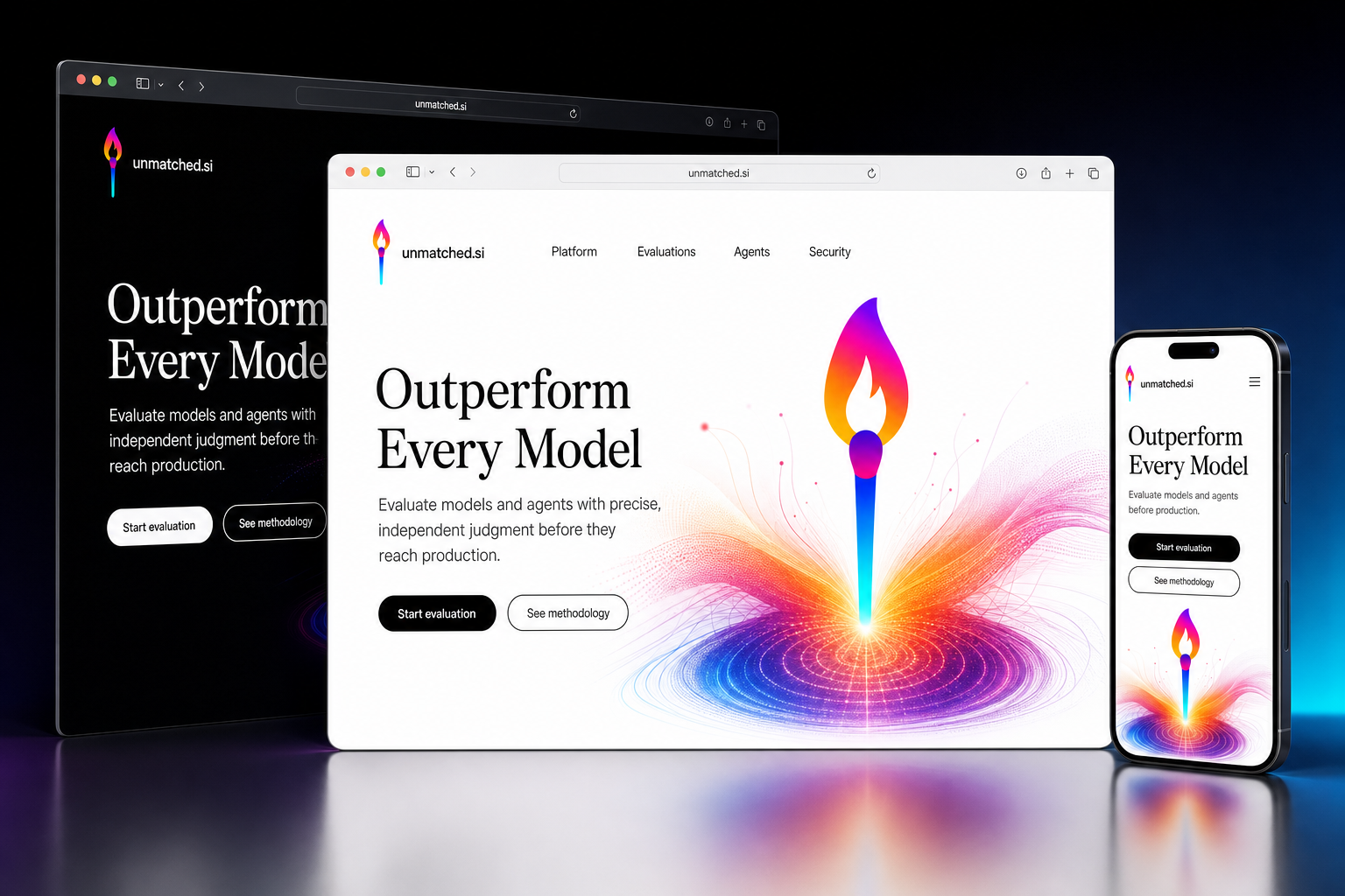 unmatched.si website concept preview enlarged