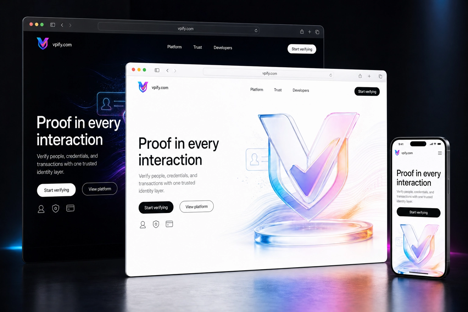vpify.com website concept preview