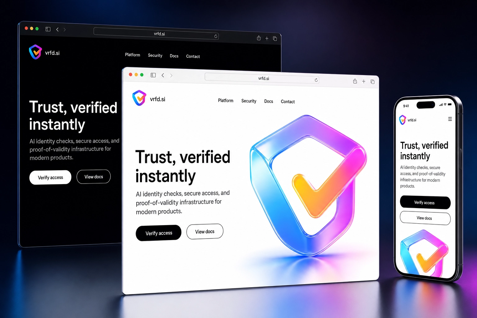vrfd.si website concept preview