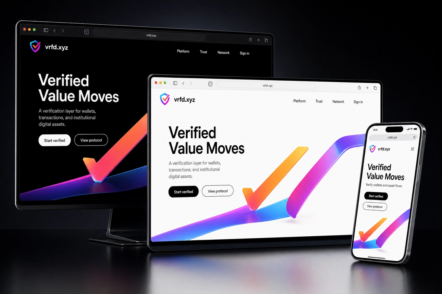 vrfd.xyz website concept preview