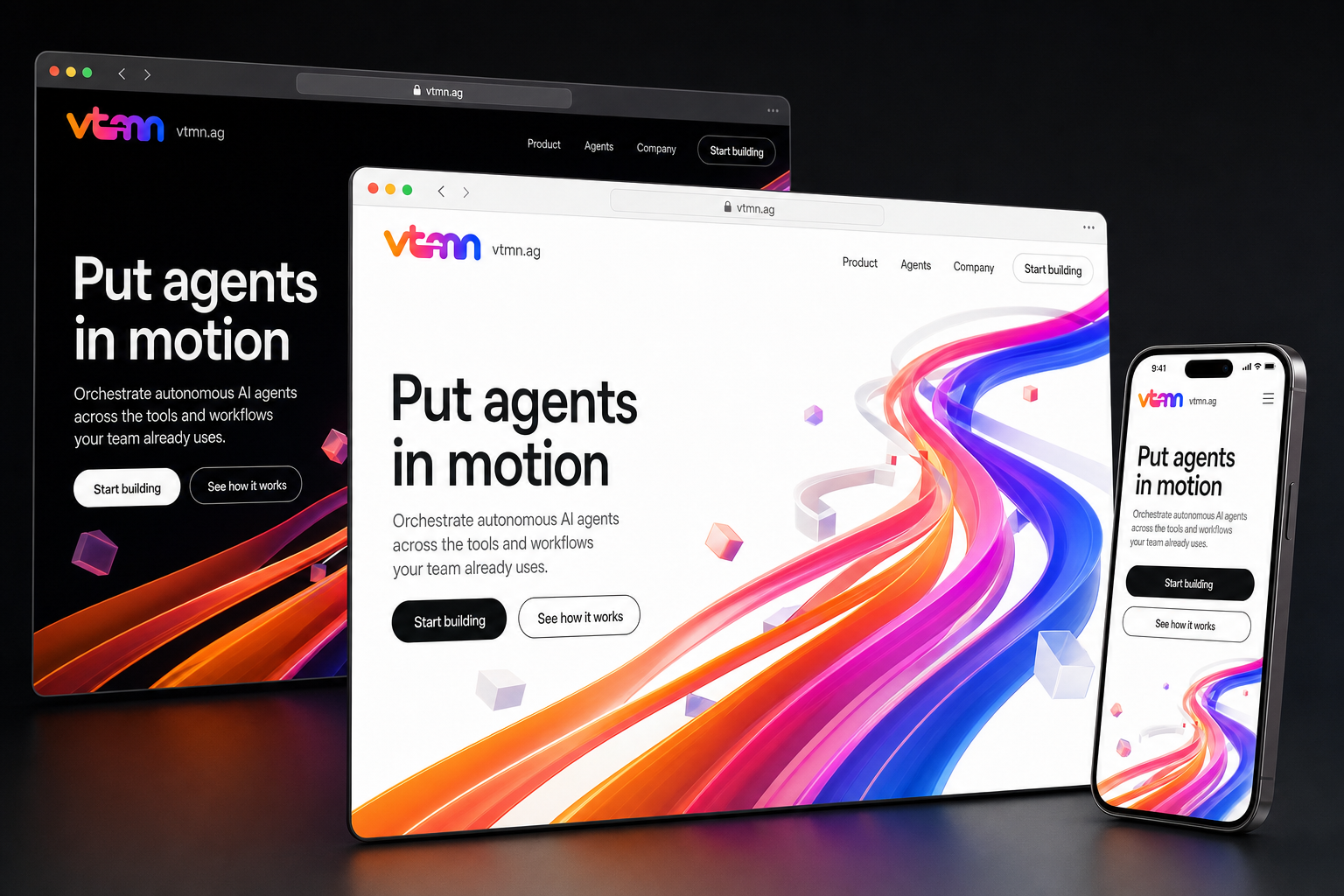 vtmn.ag website concept preview enlarged
