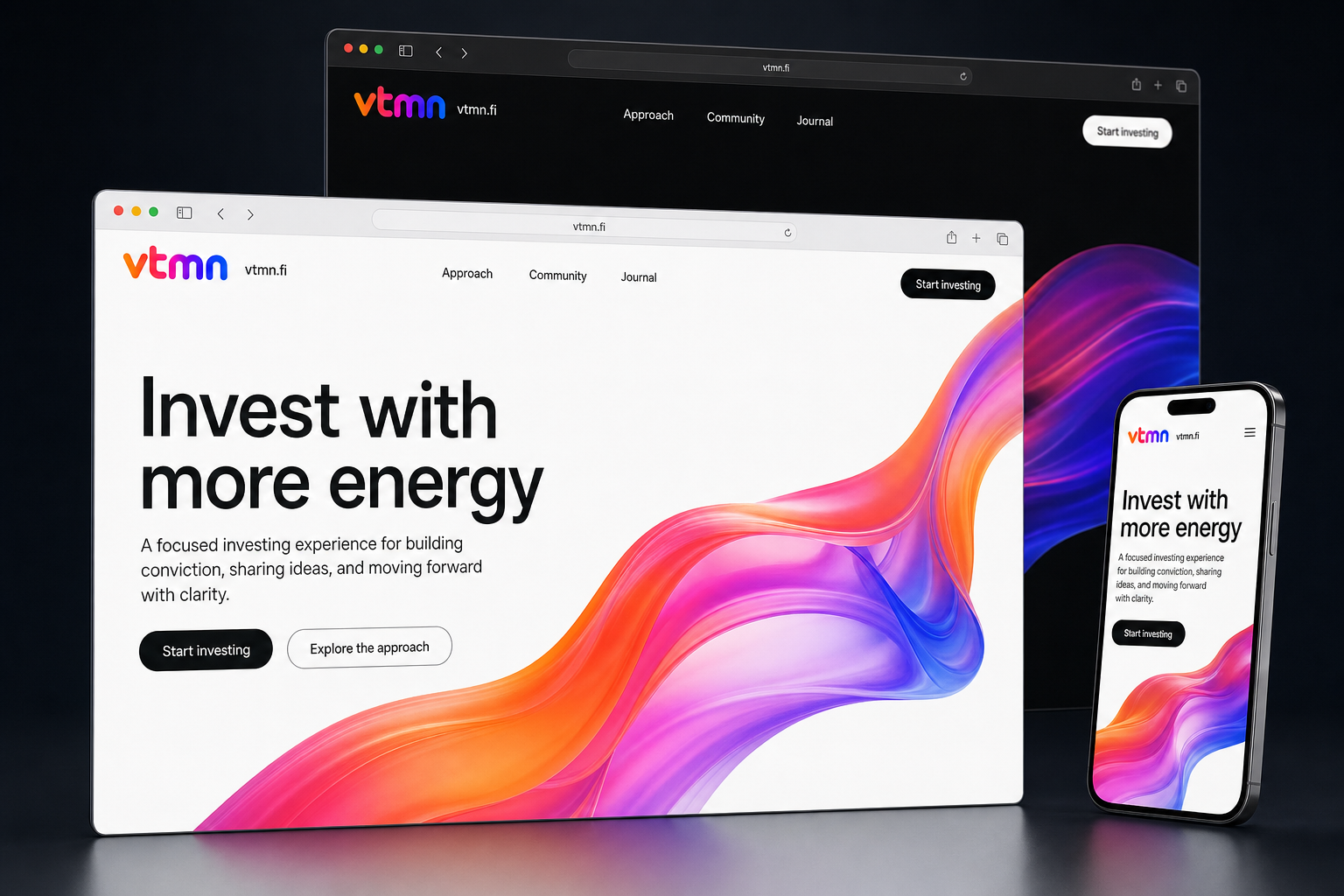 vtmn.fi website concept preview enlarged