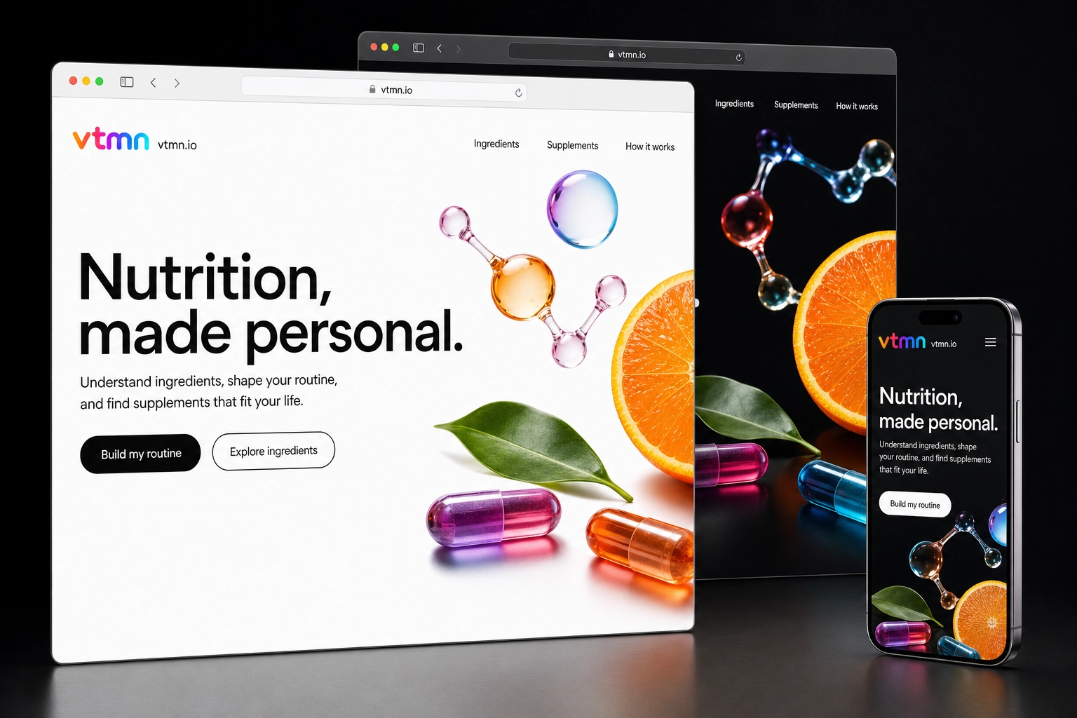 vtmn.io website concept preview