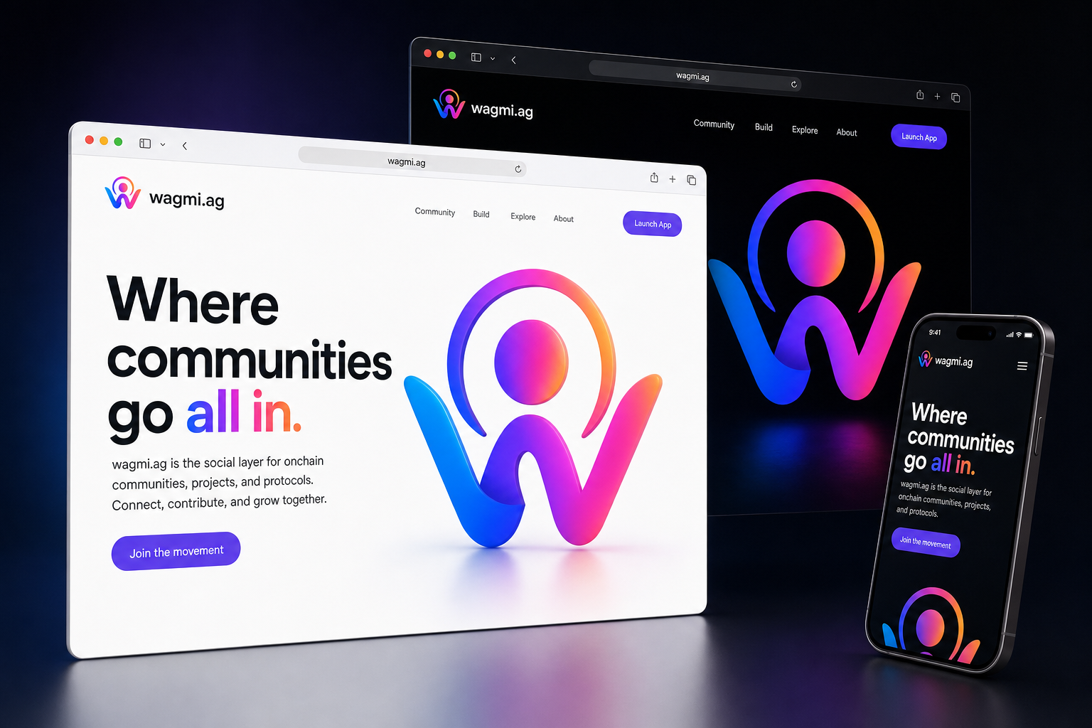 wagmi.ag website concept preview