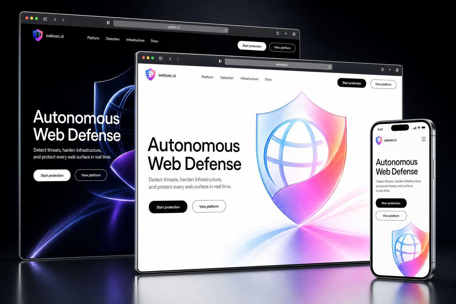 websec.si website concept preview
