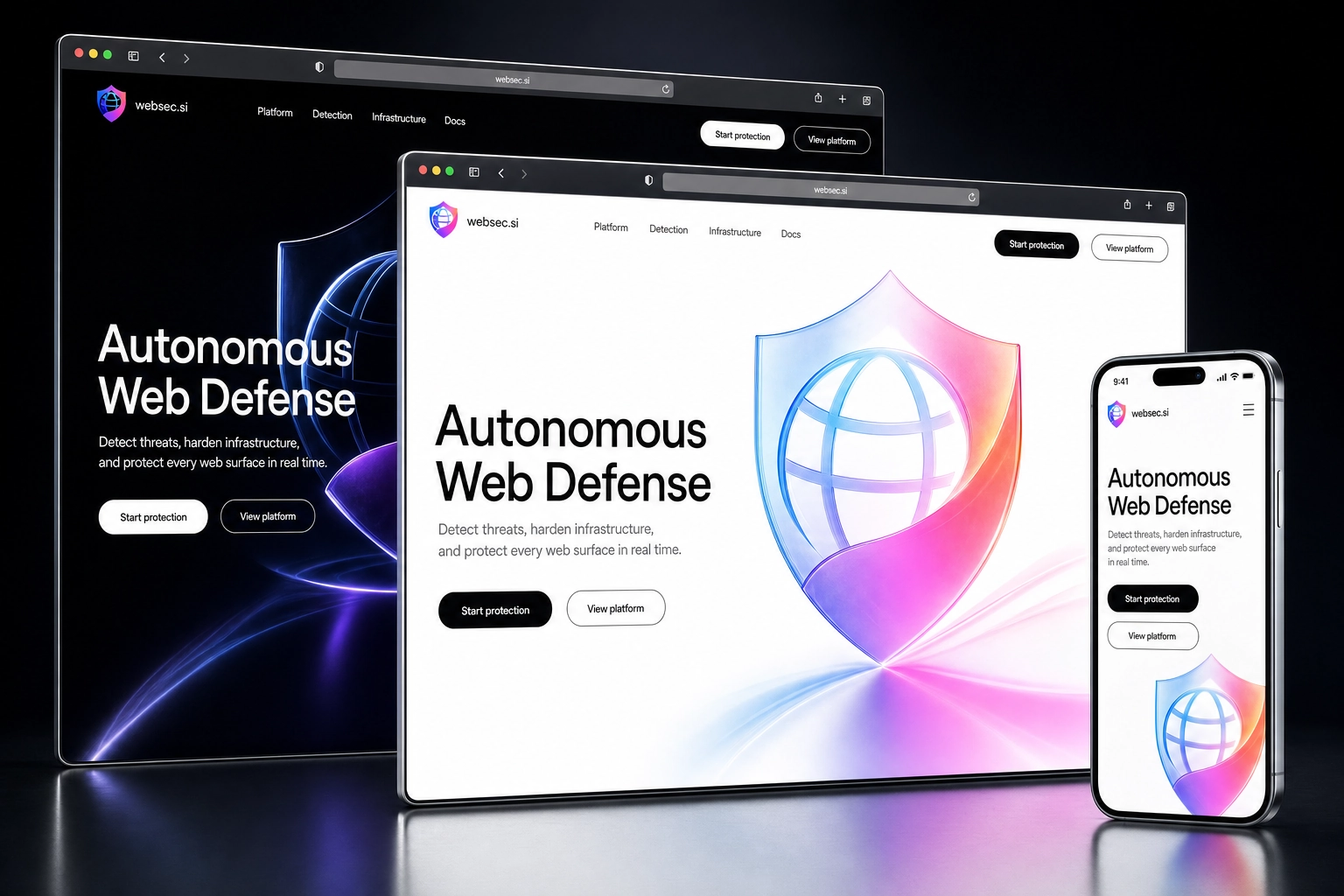 websec.si website concept preview