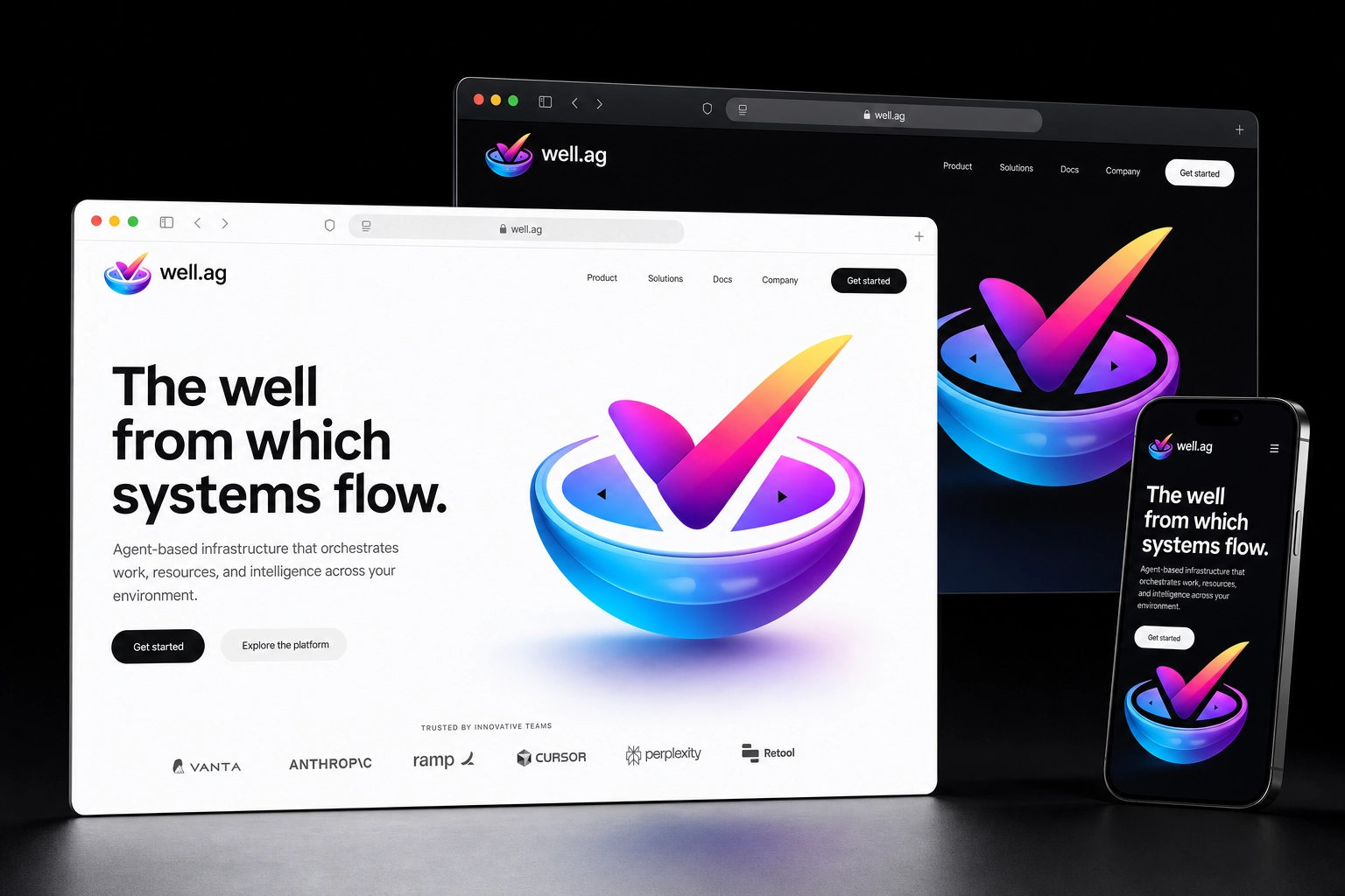 well.ag website concept preview