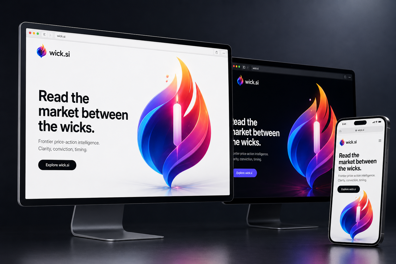 wick.si website concept preview