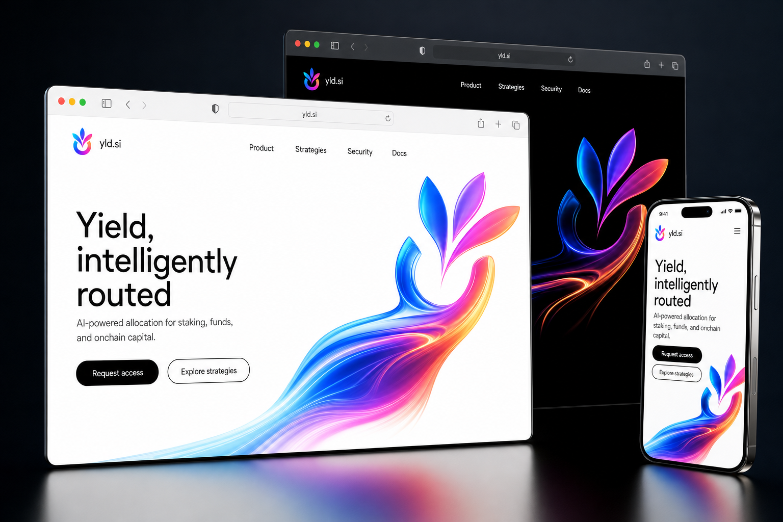 yld.si website concept preview