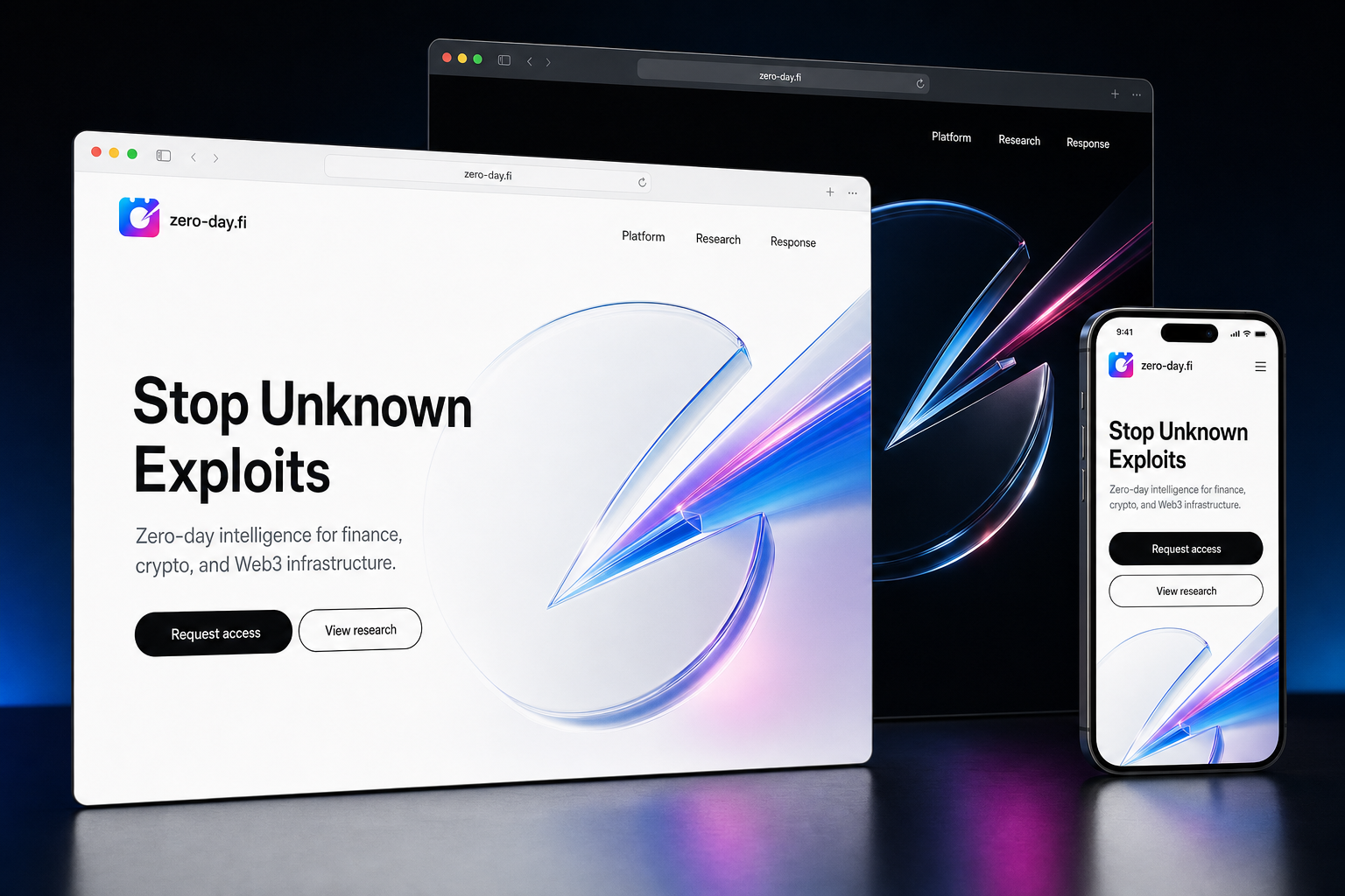 zero-day.fi website concept preview enlarged