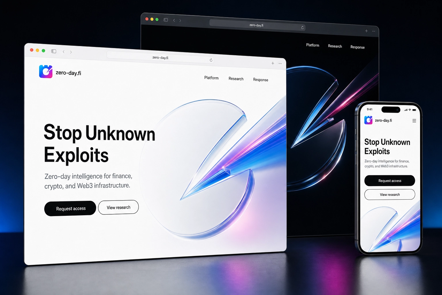 zero-day.fi website concept preview